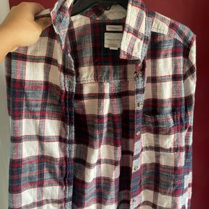 american eagle flannel size small
